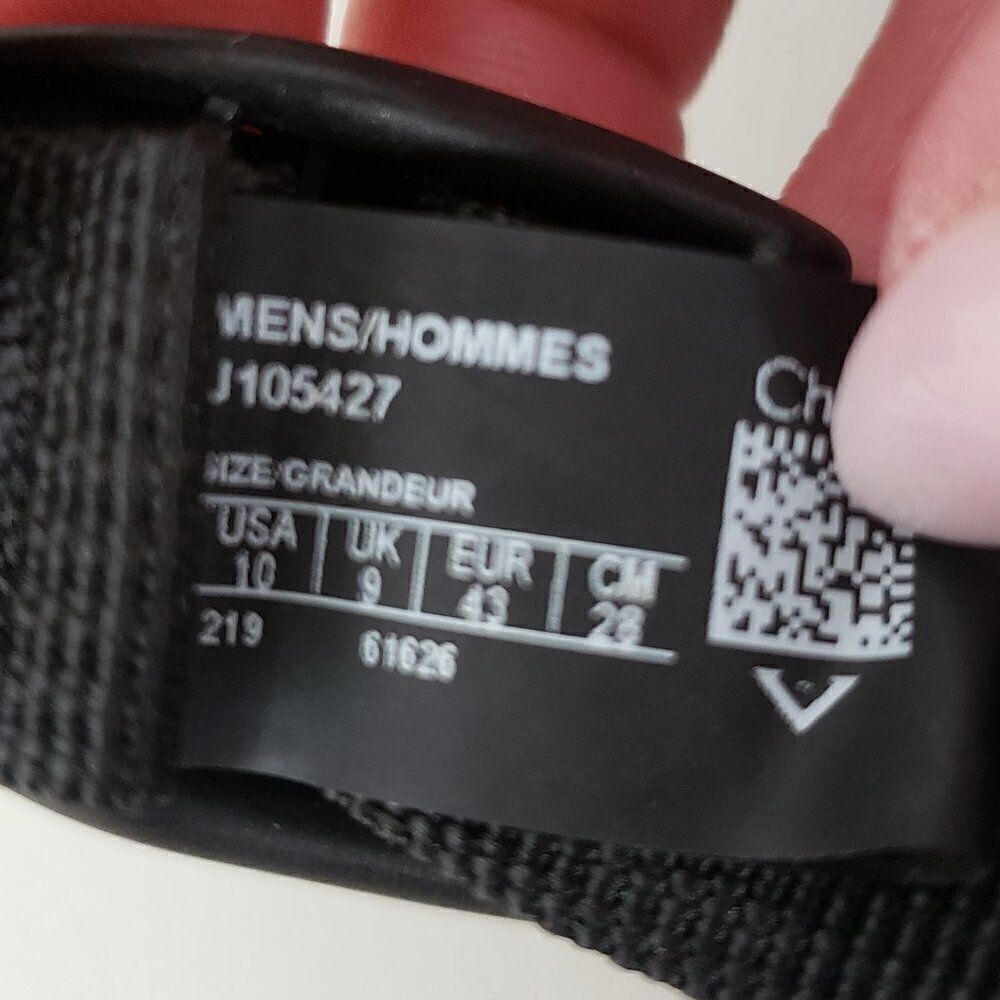 Chaco Mens Z/Cloud Sandals Size 10 Black Classic Gorpcore Outdoor - Picture 8 of 9